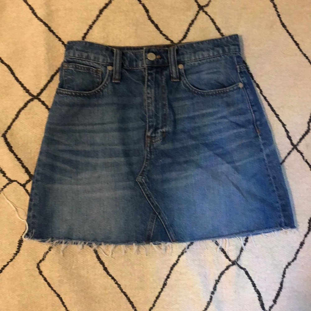 Madewell Jean Skirt